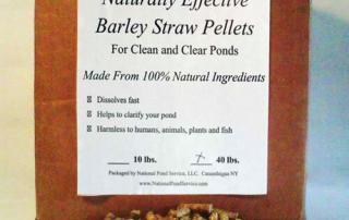 Barley Straw Pellets clean clear ponds